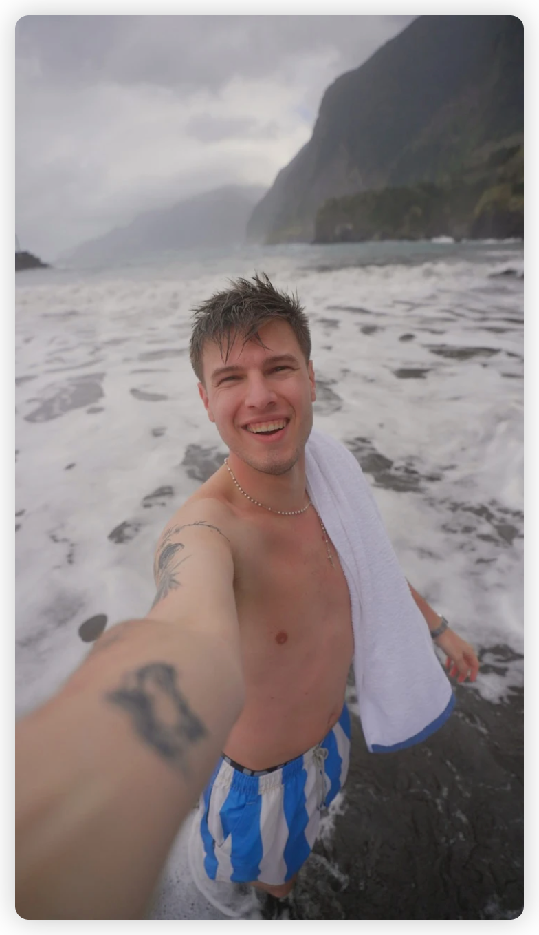 Lucas viral travel video
